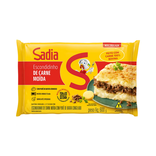 ESCONDIDINHO DE CARNE MOIDA SADIA 600G