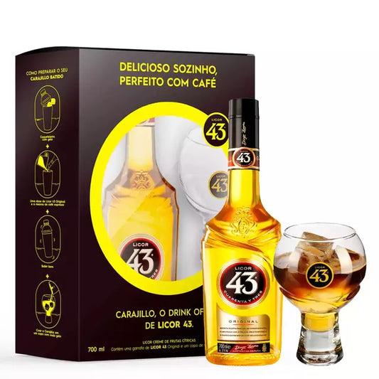 KIT LICOR 43 700ML COM COPO