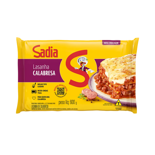 LASANHA SADIA CALABRESA 600GR