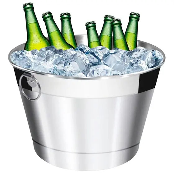 BALDE ALUMINIO PARA GELO E CERVEJA