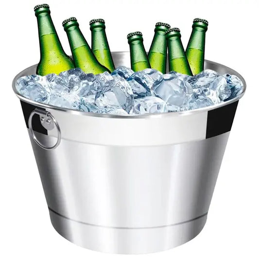 BALDE ALUMINIO PARA GELO E CERVEJA