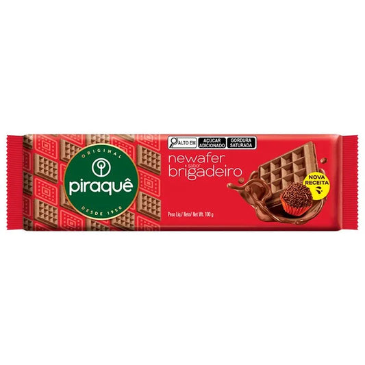 BISCOITO PIRAQUE NEWAFER BRIGADEIRO 100G