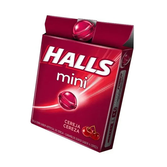BALA HALLS MINI CEREJA 15G