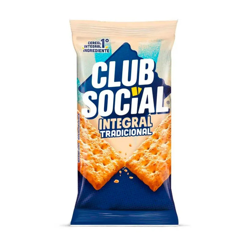 BISCOITO CLUBE SOCIAL INTEGRAL 144G