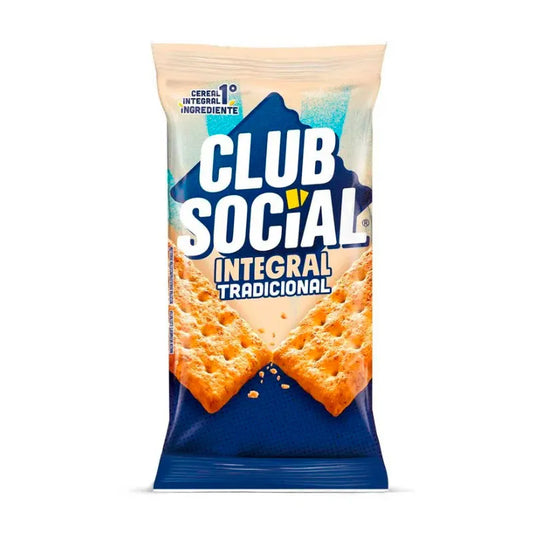 BISCOITO CLUBE SOCIAL INTEGRAL 144G