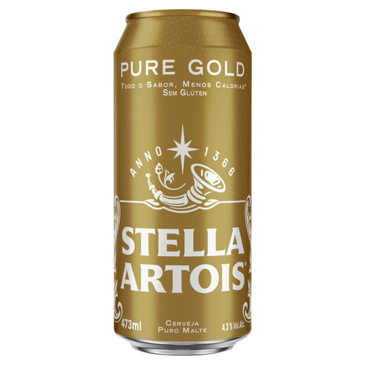 CERVEJA STELLA PURE GOLD LT 473ML