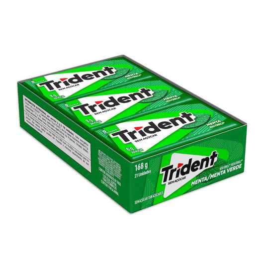CHICLETE TRIDENT MENTA