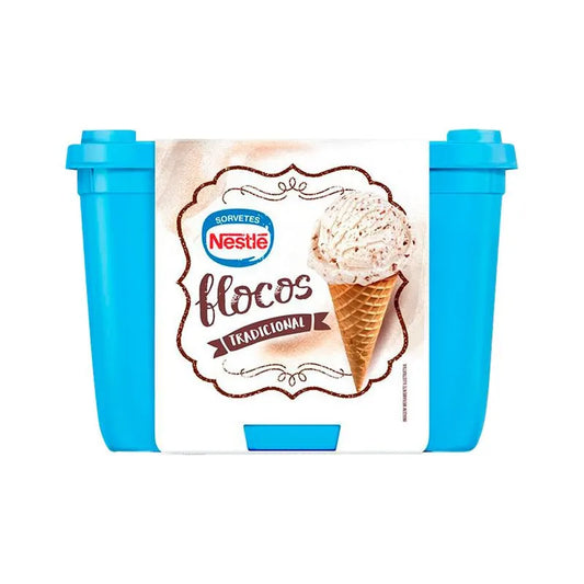 SORVETE NESTLE TRADICIONAL FLOCOS 1,5LT