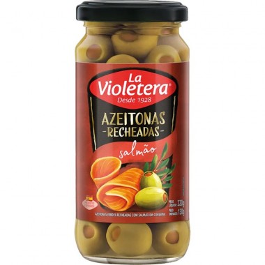 AZEITONA RECH. SALMAO LA VIOLETERA 130G