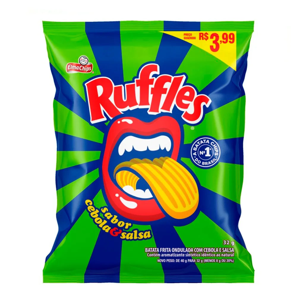 RUFFLES CEBOLA E SALSA 32GX56 PP