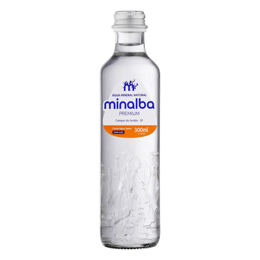 AGUA MINALBA PREMIUM C/ GAS 300 ML