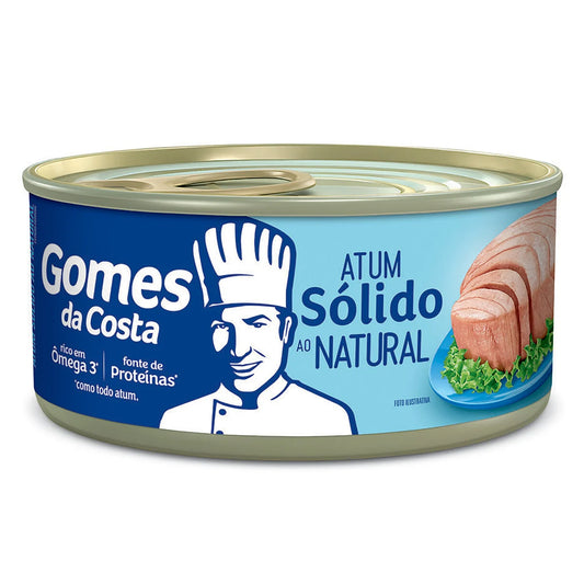 ATUM SOLIDO NATURAL GOMES DA COSTA 120G