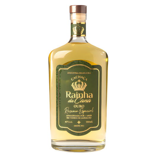 CACHACA RAINHA DA CANA OURO RESERVA 700 ML