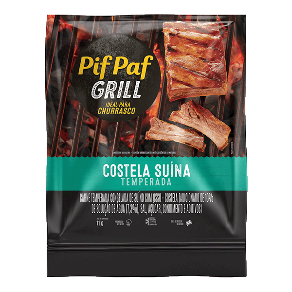 COSTELA SUINA TEMPERADA PIF PAF