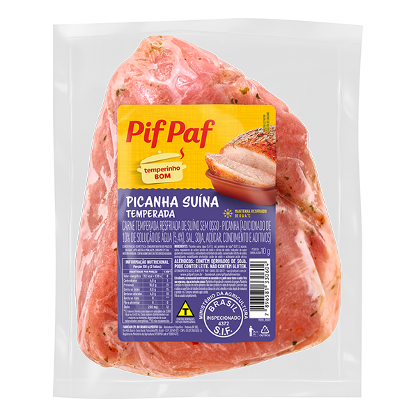 PICANHA SUINA TEMPERADA PIF PAF KG