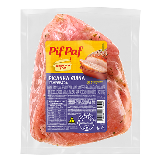 PICANHA SUINA TEMPERADA PIF PAF KG