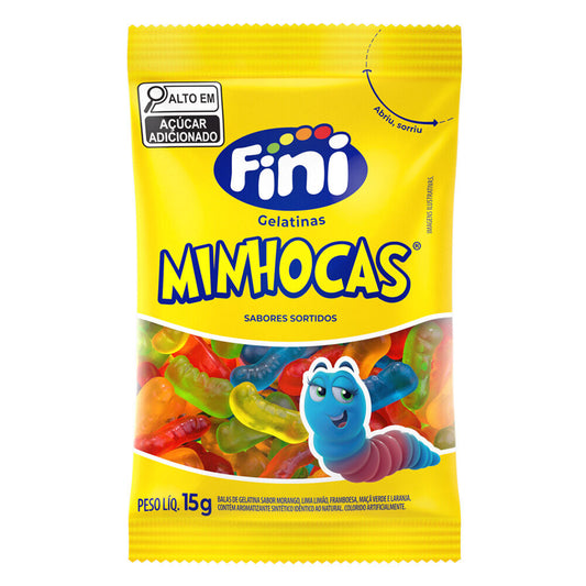 BALA FINI MINHOCAS 15G