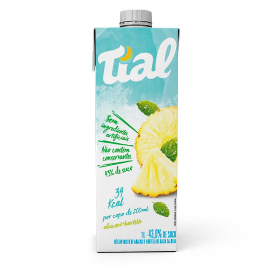 SUCO TIAL ABACAXI C/ HORTELA 1LT