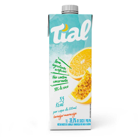 SUCO TIAL LARANJA E MARACUJA 1LT
