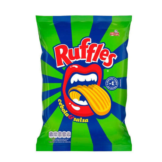 BATATA RUFFLES CEBOLA E SALSA 76GR