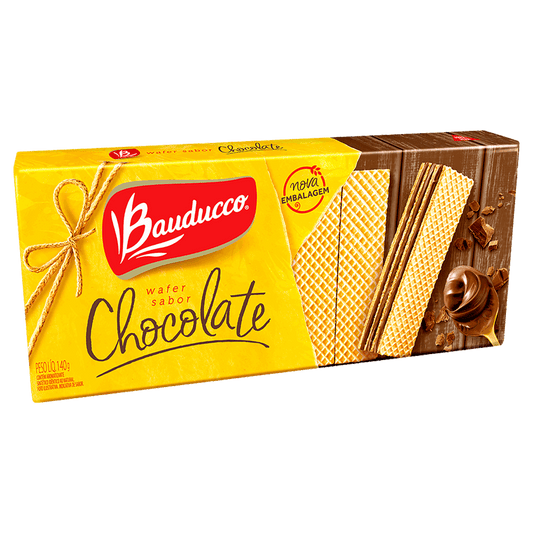 BISCOITO BAUDUCCO WAFER CHOCOLATE 140G