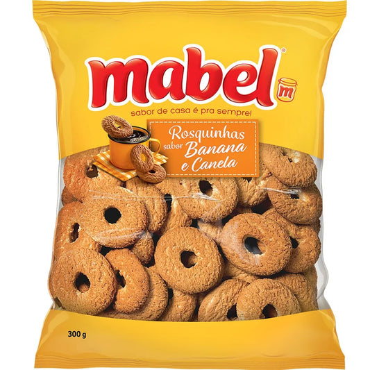 ROSQUINHA BANANA E CANELA MABEL 300G