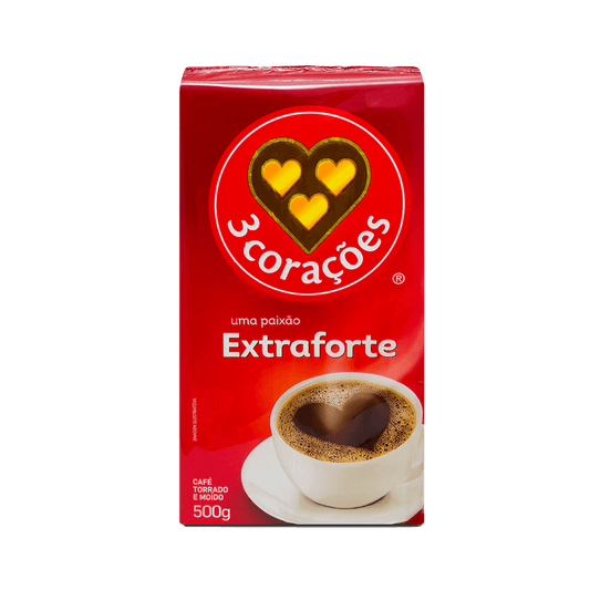CAFE MOIDO 3 CORACOES EST. FORTE VAC 500GR