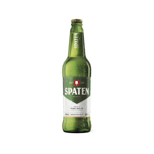 CERVEJA SPATEN PURO MALTE DESCARTAVEL 600ML