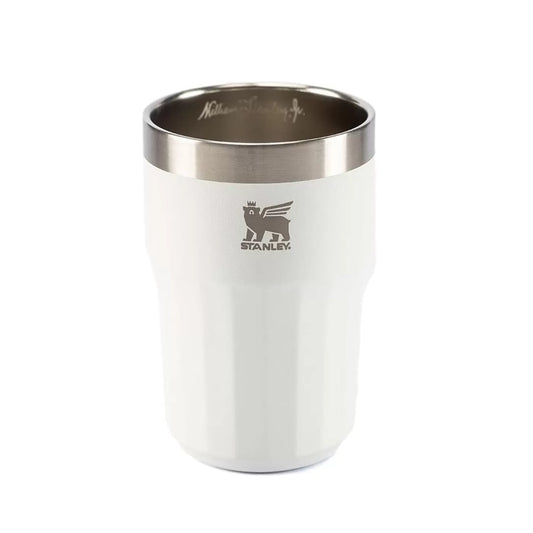 COPO TERMICO DE CERVEJA PRISMATICO BRANCO 380ML