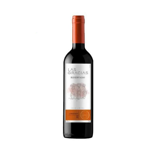 VINHO LAS GRACIAS RESERVA CARMENERE 750 ML
