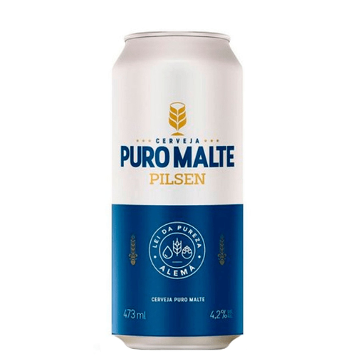 CERVEJA PURO MALTE PILSEN  473 ML