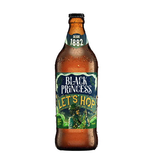 CERVEJA BLACK PRINCESS LETS HOP 600 ML