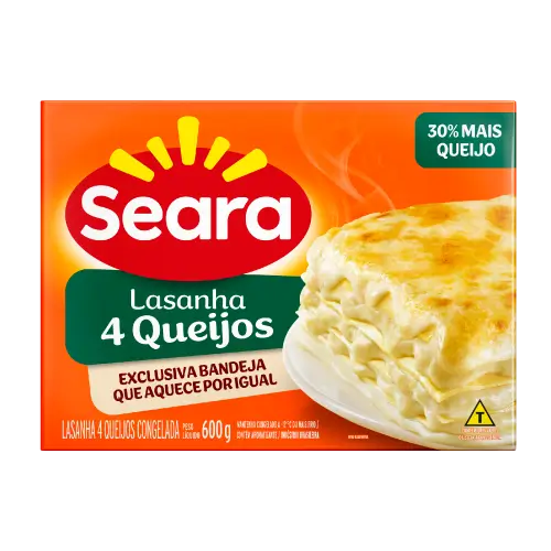 LASANHA 4 QUEIJOS SEARA 350G