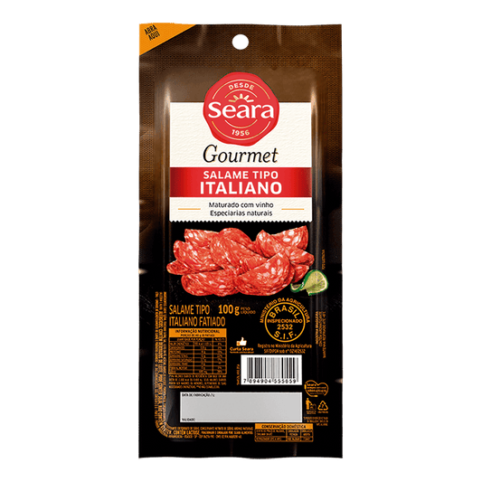 SALAME SEARA ITALIANO FAT 100 G