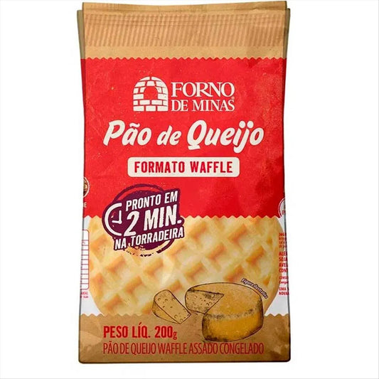 PAO DE QUEIJO WAFFLE FORNO DE MINAS 200G