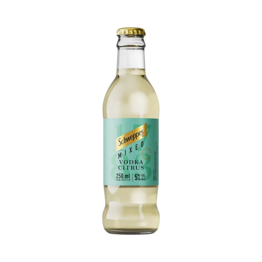 SCHWEPPES MIXED VODKA CITRUS 250 ML
