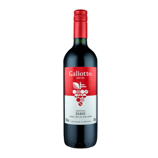VINHO GALIOTTO TINTO SUAVE 1 LITRO