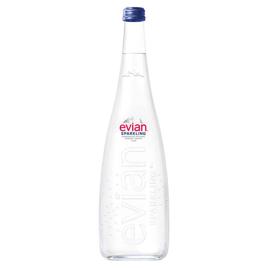 AGUA EVIAN SPARKLING 750ML