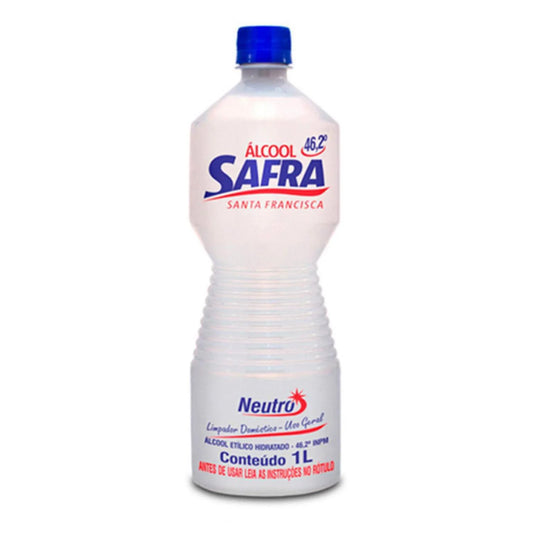ALCOOL SAFRA LIQUIDO 46,2 INPM 1 LITRO