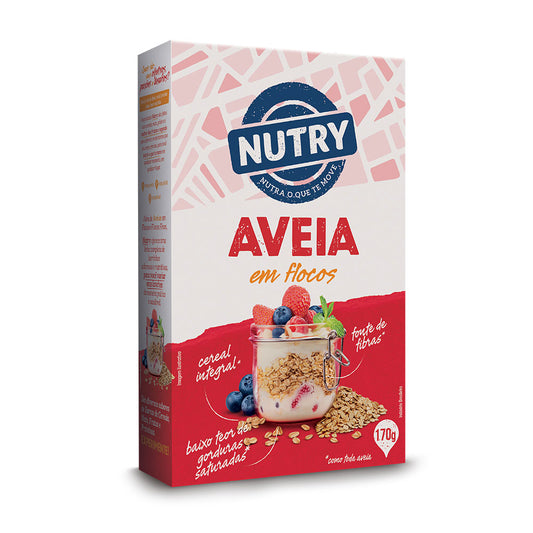 AVEIA EM FLOCOS NUTRY 170G