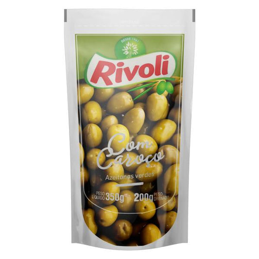 AZEITONA VERDES C/CAROCO PRETA RIVOLI 300G