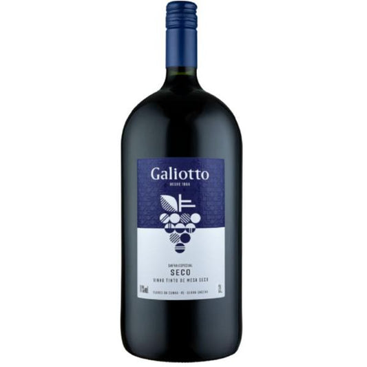 VINHO GALIOTTO TINTO SECO 2 LITROS
