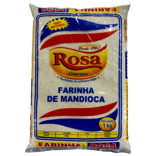 FARINHA DE MANDIOCA ROSA 1KG