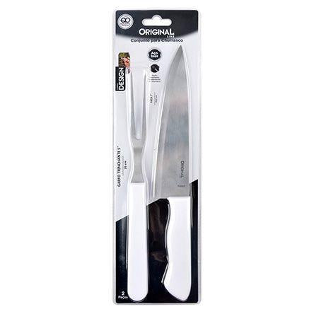KIT CONJUNTO CHURRASCO 3 PECAS