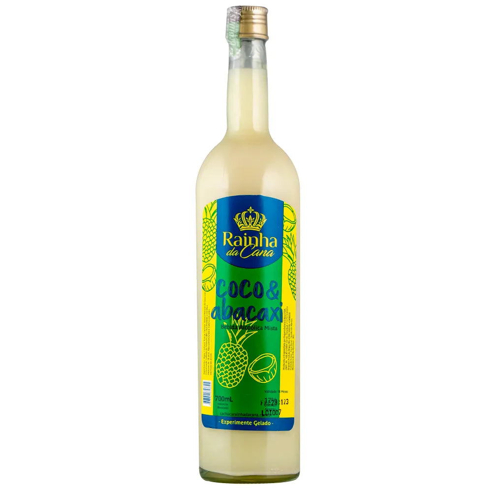 CACHACA RAINHA DA CANA COCO C/ ABACAXI 700 ML