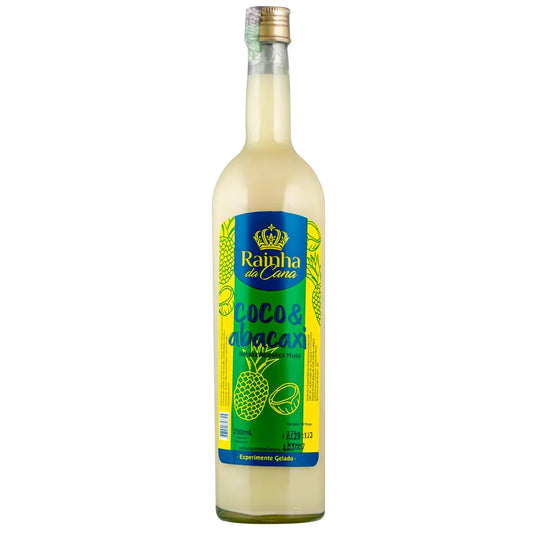 CACHACA RAINHA DA CANA COCO C/ ABACAXI 700 ML