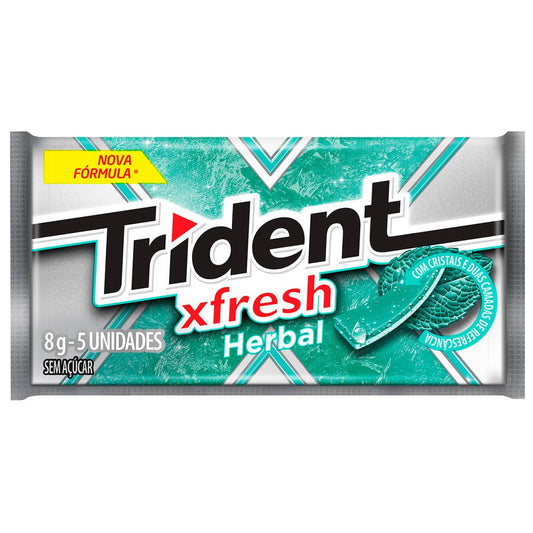 CHICLETE TRIDENT HERBAL FRESH