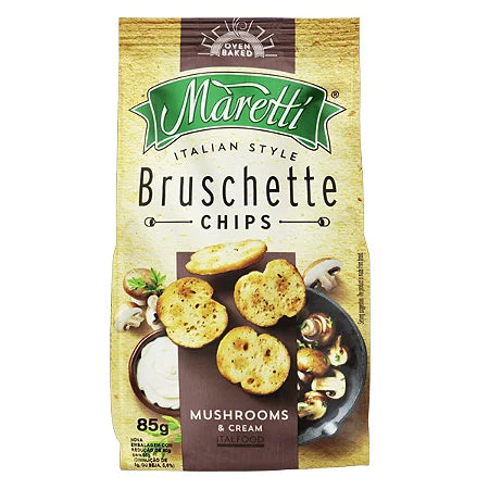 BRUSCHETTE CHIPS DE MUSHROOMS 85G
