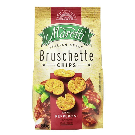 TORRADA BRUSCHETTE CHIPS PEPPERONI 85G