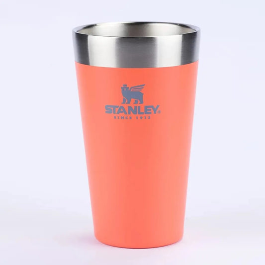 COPO TERMICO DE CERVEJA S TAMPA STANLEY LARANJA 473ML